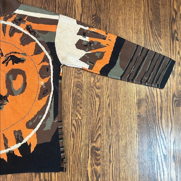 Vintage 90s GSL Knit Wool Maximalist Sweater - Picture 9 of 16